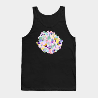 Abstract Organic Geometry Purple Pink Tank Top